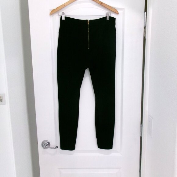 bebe Black Ponte High Rise Back Zipper Leggings M / Medium - Picture 5 of 9